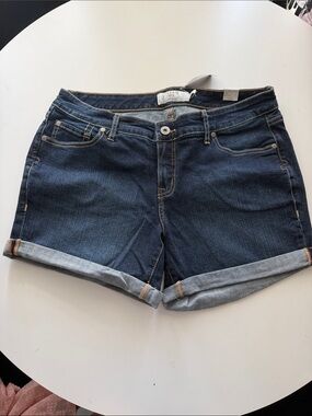 torrid Dark Indigo Cuffed Denim Shorts